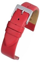 W107 Red Calf Leather Watch Strap Matt Finish with Nubuck Lining - Watch Straps/Main Range