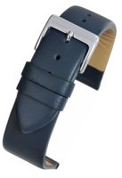W111 Dark Blue Calf Leather Watch Strap Matt Finish with Nubuck Lining - Watch Straps/Main Range