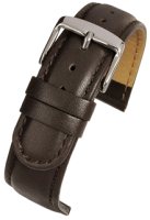 W155P Brown Padded Calf Leather Watch Strap - Watch Straps/Main Range