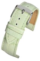 WH881 Light Green Croc Grain Leather Watch Strap - Watch Straps/Main Range