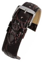 WH501 Brown Super Croc Grain Leather Watch Strap - Watch Straps/Main Range