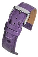 WH1112 Purple Calf Ostrich Grain Leather Watch Straps - Watch Straps/Main Range