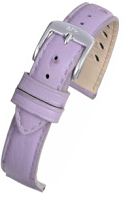 WH112 Purple High Grade Calf Ostrich Grain Leather Watch Straps