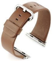 APL-BRN Leather Strap to fit Apple Smart Watch Brown