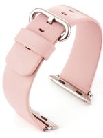 APL-PNK Leather Strap to fit Apple Smart Watch Pink