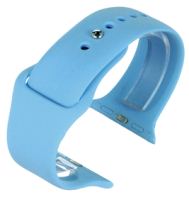 APLSI-BLUE Silicone Strap Blue to fit Apple Smart Watch - Watch Accessories & Batteries/Lithium Batteries