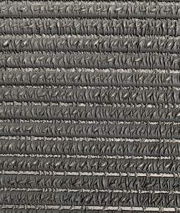 Indiana Black Ribbed Rubber Sheet 63cm x 57cm - Shoe Repair Materials/Sheeting