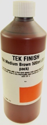 ...........No88 Ink 1/2 litre TEK Medium Brown - Shoe Repair Products/Adhesives & Finishes