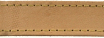 Stitched Flat 20mm Leather Strapping Natural Beige (per metre) code 5942