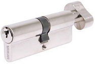 Sterling N.P. Thumbturn Euro Cylinder Lock - Locks & Security Products/Thumbturn Euro Cylinders