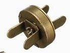 Magnetic Bag Clips Antique Bronze Large 18mm 51572 - Fittings/Press Studs