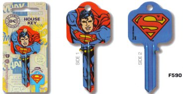 Hook 3574 F590 Superman UL2 Fun Keys - Keys/Licenced Fun Keys