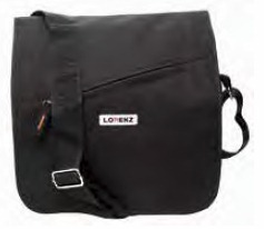 2574 Med. Acrss-Bdy Polyester Bag with Front Zip - Leather Goods & Bags/Holdalls & Bags