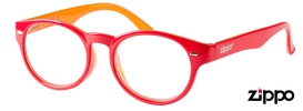 31Z B2 RED Red & Orange Zippo Reading Glasses