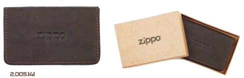 Zippo 2005141 LEATHER BUSINESS CARD HOLDER (10 x 6.5 x 2cm) - Zippo/Zippo Leather Goods