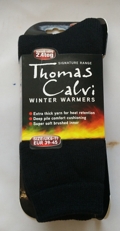 Winter Warmer Socks Mens TWW01 Black - Leather Goods & Bags/Gloves & Socks