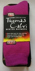 Winter Warmer Socks Ladies TWW04 Purple - Leather Goods & Bags/Gloves & Socks