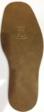 Wares Oak Bark XL 9/9.1/2 leather Long Soles (pair) 13.1/2 x 5.1/4 - Shoe Repair Materials/Leather Soles