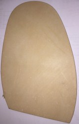 ..Plain Leather 1/2 Soles 4.5mm (10 pair) - Shoe Repair Materials/Leather Soles