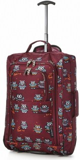 TB023-115 55 Cities 21 Owls Trolley Bag - Leather Goods & Bags/Luggage