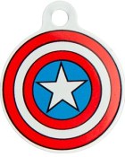 CAPTAIN AMERICA LICENSED ENGRAVABLE PET TAG - Engravable & Gifts/Pet Tags