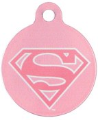 SUPERGIRL ENGRAVABLE TAG DC LICENSED PET TAGS - Engravable & Gifts/Pet Tags