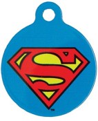 SUPERMAN ENGRAVABLE TAG DC LICENSED PET TAGS - Engravable & Gifts/Pet Tags