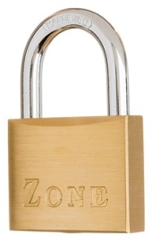 Zone 10 Series Brass Padlock Visi Pack - Locks & Security Products/Padlocks & Hasps