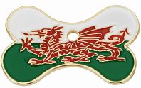 R5562 Welsh Dragon Bone Pet tag - Engravable & Gifts/Pet Tags
