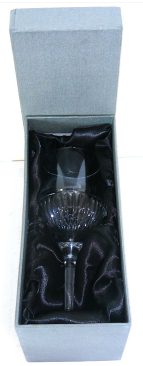 X90409 Single Glass Flute Box Grey - Engravable & Gifts/Flasks