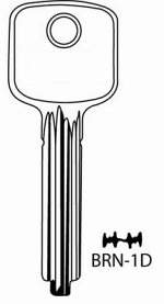 Hook 3693 brisant dimple key jma = BRN-1d XHV066 Ultion Errebbi BRS1 - Keys/Dimple Keys