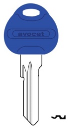 hook 3700...Avocet TK XGC078 blue plastic top Genuine ATK - Keys/Cylinder Keys - Genuine