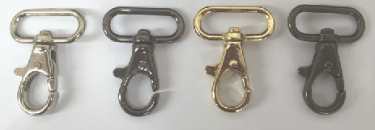 FH24-40 (Swivel) French Hooks To fit strap 24mm Length 40mm - Fittings/Hooks