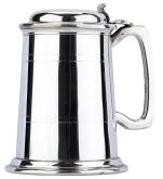 100LMB1PT - 1 Pint Pewter Tankard with Lid - Engravable & Gifts/Tankards