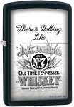 29293 Jack Daniels Zippo Lighter Old Time Tennessee Matte Black - Zippo/Zippo Lighters