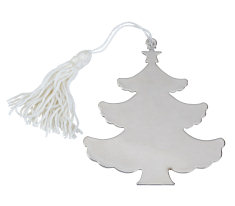 R6664 Shiney Tree Xmas Tree Decoration - Engravable & Gifts/Gifts