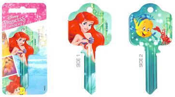 Hook 3728 Disney Ariel UL2 Fun Keys F624 - Keys/Licenced Fun Keys