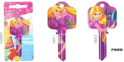 Hook 3730 Disney Rapunzel UL2 Fun Keys F626 - Keys/Licenced Fun Keys