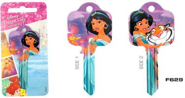 Hook 3733 Disney Jasmine UL2 Fun Keys F629 - Keys/Licenced Fun Keys