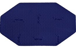 Vibram Dupla Toppiece Sheeting 6mm Blue Half Sheet 56 x 42cm - Shoe Repair Materials/Sheeting