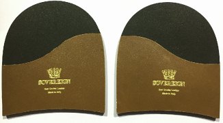 Sovereign Gold 1/4 Rubbers Wave Design XL 8mm (10 pair) - Shoe Repair Materials/Heels-Mens