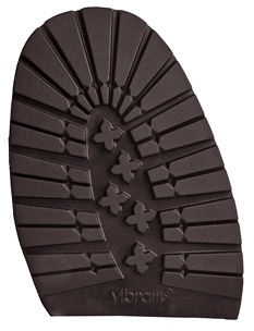Vibram Mortara Walkabout Soles (10 pair) - 5mm Tobacco (Brown) - Shoe Repair Materials/Soles