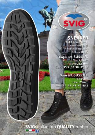 Svig Sneakers Units Black (pair) - Shoe Repair Materials/Units & Full Soles