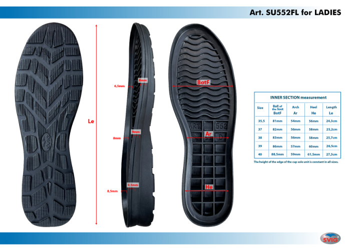 Svig 552/553 Sneakers Units Black (pair)
