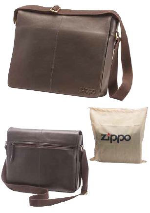 Zippo 2.005.421 LEATHER, MESSENGER BAG (38 x 29.3 x 7.7cm) - Zippo/Zippo Leather Goods