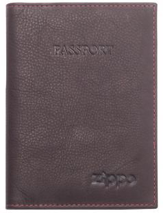 Zippo LEATHER PASSPORT HOLDER (10 x 14 x 1cm) - Zippo/Zippo Leather Goods