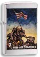 Zippo 29596 US Marine Corps Poster Now all Together