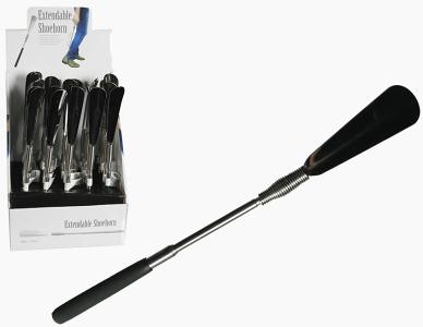 61/1898 Extendable Metal Shoe Horn - Display pack ( 25 pieces) - Shoe Care Products/Shoe Horns