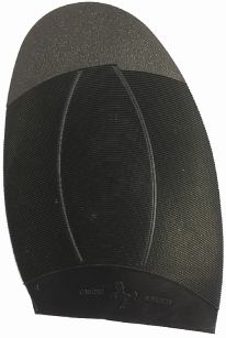 .Caucho Black Fine Rib SAS Size 4 Mens (25pair) - Shoe Repair Materials/Soles