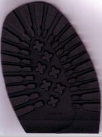 .....Smarts TR Axeman Mens 1/2 soles Black. (5pair) - Shoe Repair Materials/Soles